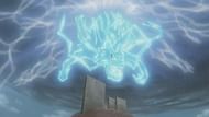 Sasuke using performing Kirin in the Naruto series (image via Pierrot)